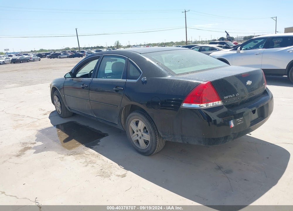 2007 CHEVROLET IMPALA LS VIN: 2G1WB58K479341692