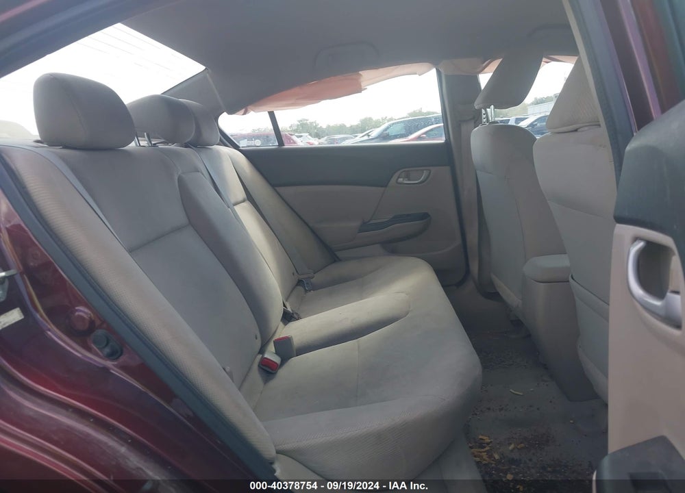2012 HONDA CIVIC LX VIN: 19XFB2F59CE363718