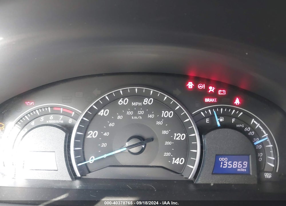 2012 TOYOTA CAMRY LE VIN: 4T4BF1FK1CR246253