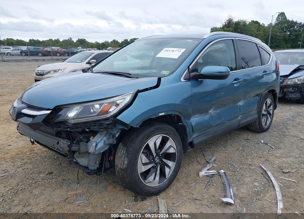 2015 HONDA CR-V TOURING VIN: 5J6RM4H91FL119988
