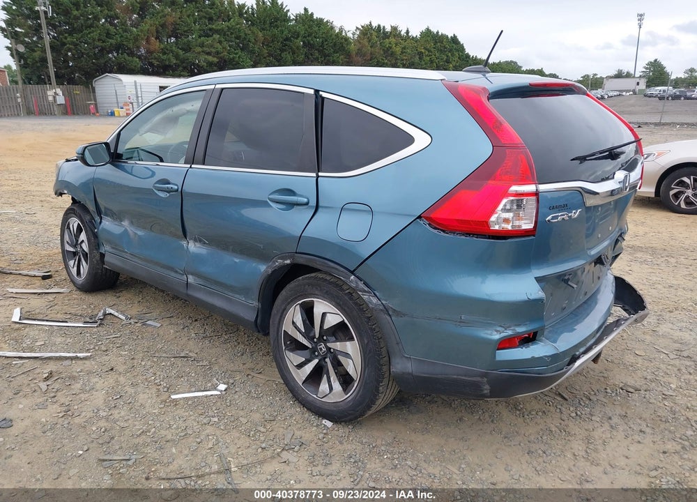 2015 HONDA CR-V TOURING VIN: 5J6RM4H91FL119988