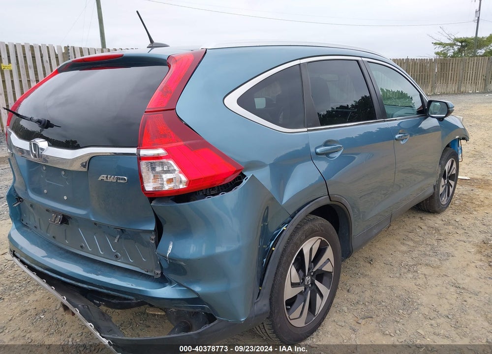 2015 HONDA CR-V TOURING VIN: 5J6RM4H91FL119988