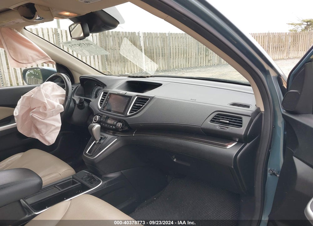 2015 HONDA CR-V TOURING VIN: 5J6RM4H91FL119988