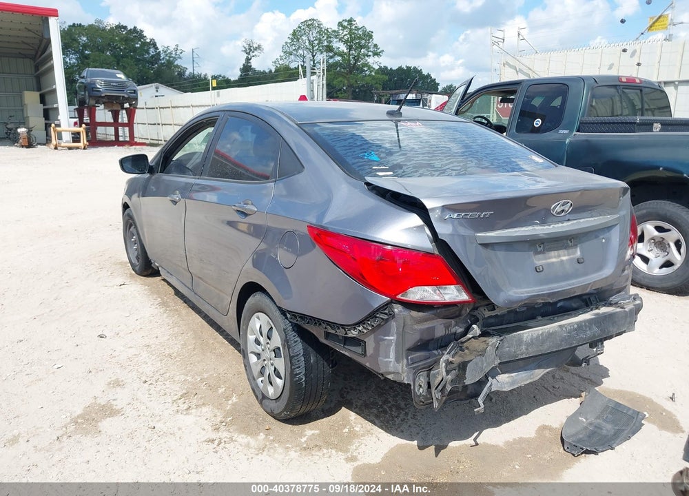 2016 HYUNDAI ACCENT SE VIN: KMHCT4AE4GU060366