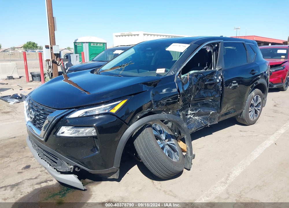 2022 NISSAN ROGUE SV FWD VIN: 5N1BT3BA8NC727783