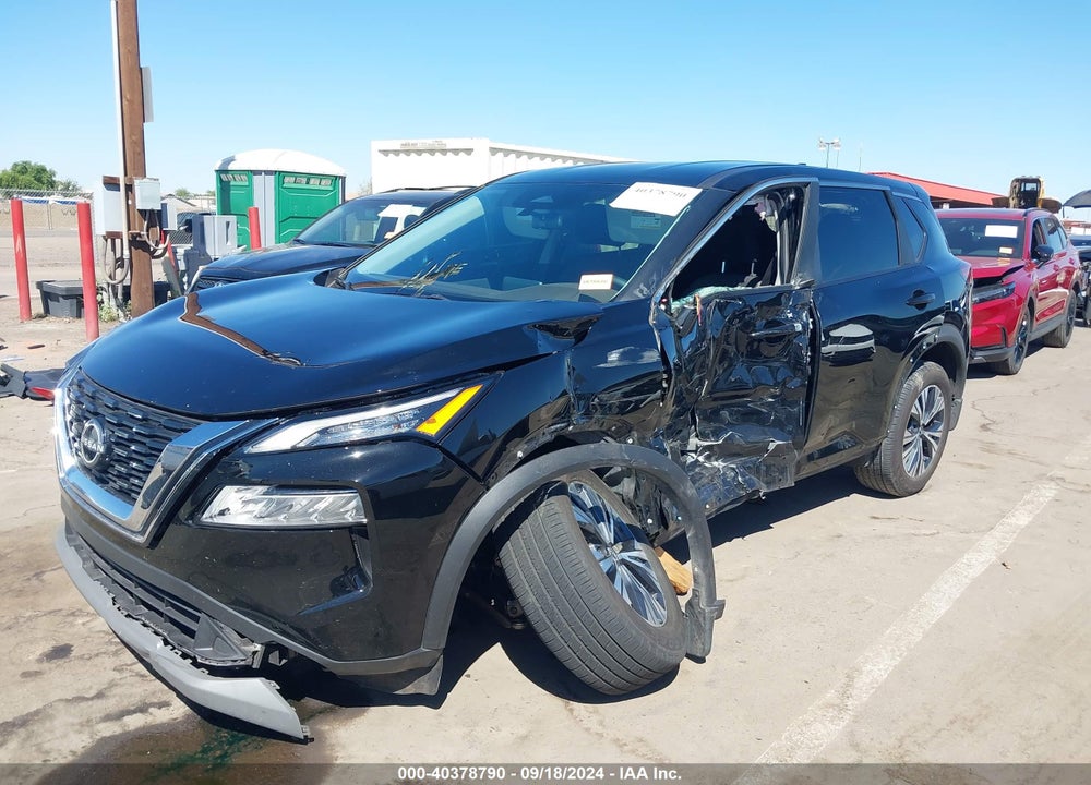 2022 NISSAN ROGUE SV FWD VIN: 5N1BT3BA8NC727783