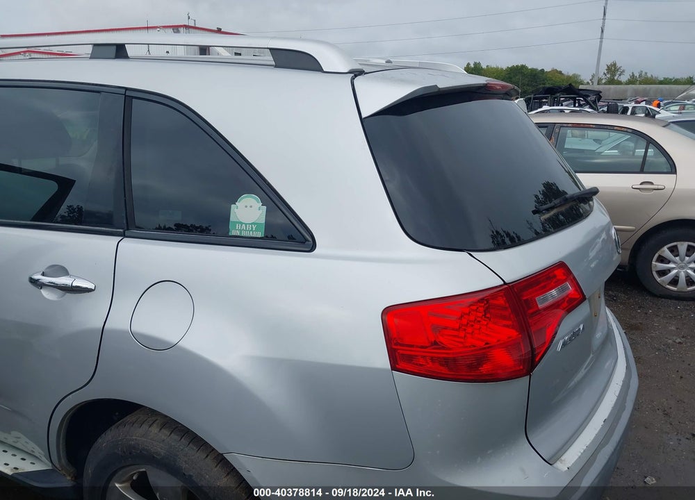 2007 ACURA MDX SPORT PACKAGE VIN: 2HNYD28867H525285