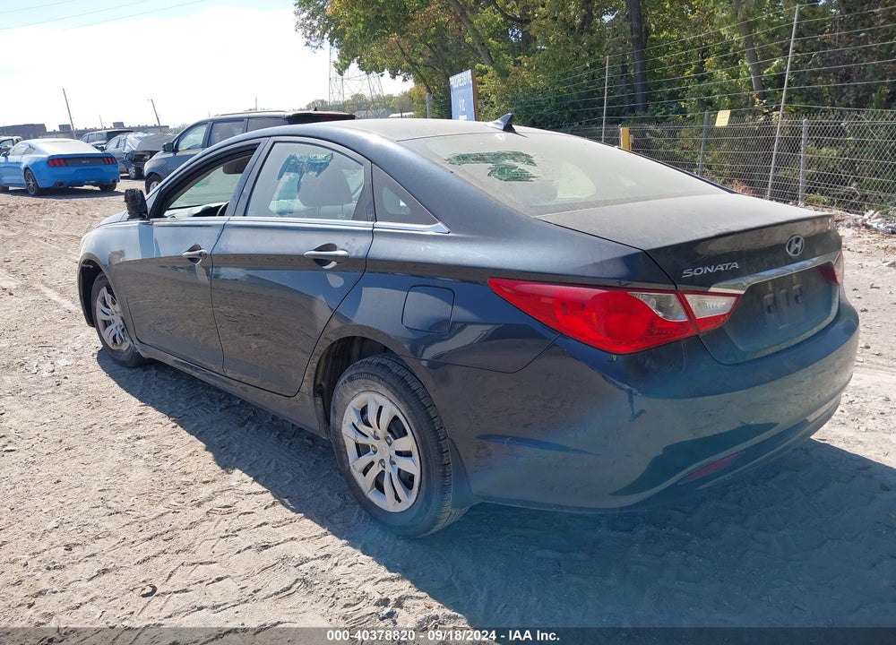 2011 HYUNDAI SONATA GLS VIN: 5NPEB4ACXBH144614