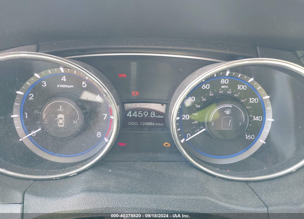 2011 HYUNDAI SONATA GLS VIN: 5NPEB4ACXBH144614