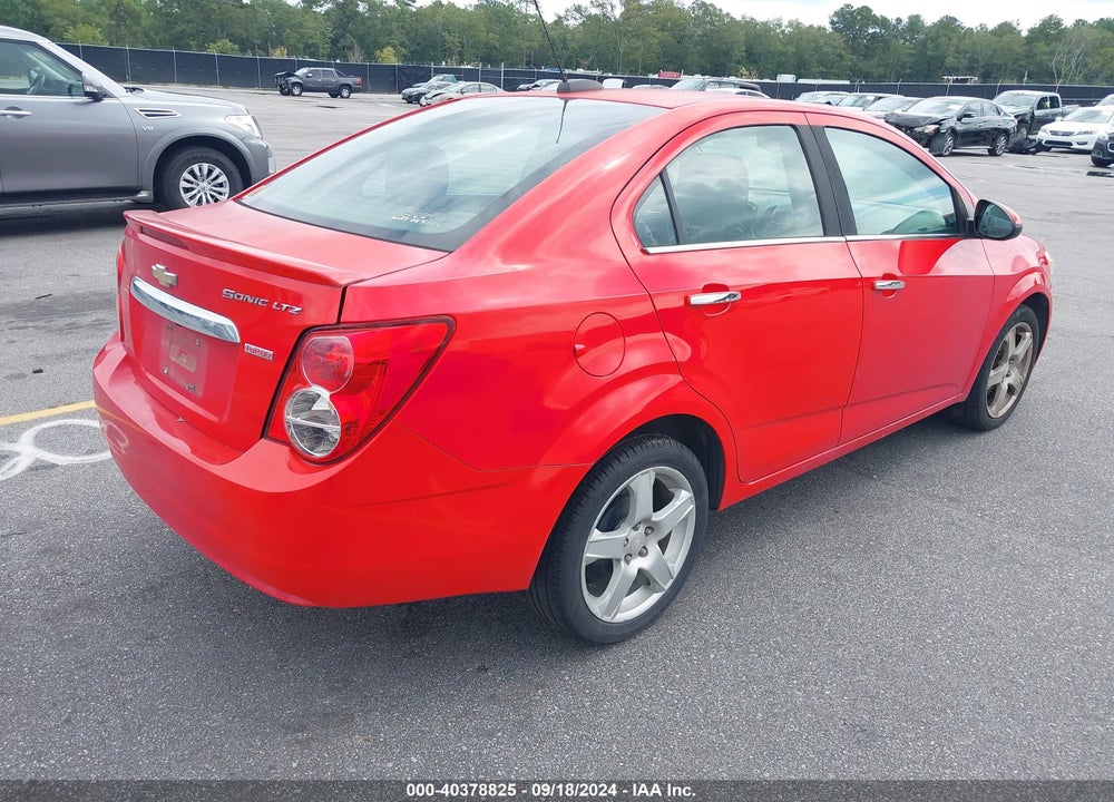 2016 CHEVROLET SONIC LTZ AUTO VIN: 1G1JE5SB4G4138718