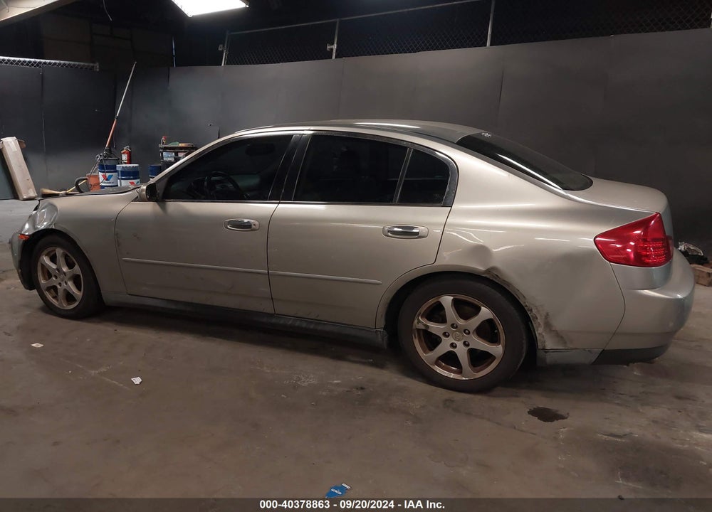 2003 INFINITI G35 LUXURY LEATHER VIN: JNKCV51E63M024417
