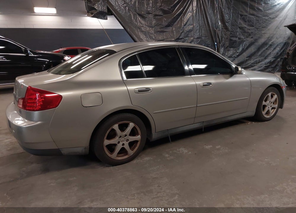 2003 INFINITI G35 LUXURY LEATHER VIN: JNKCV51E63M024417