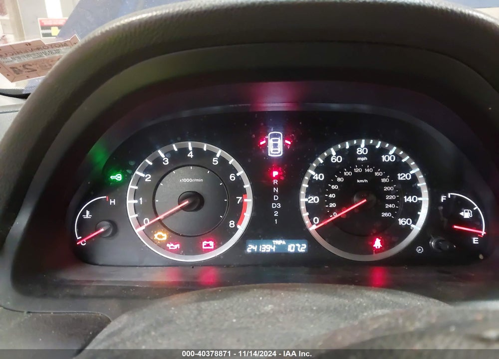 2008 HONDA ACCORD 2.4 LX VIN: 1HGCP26338A062716