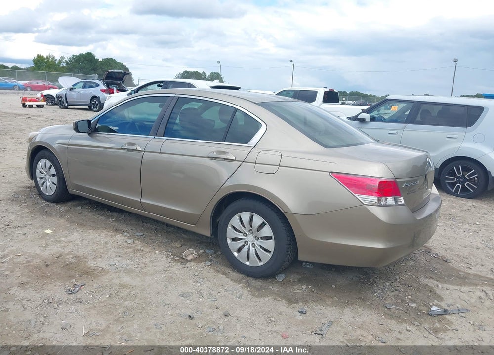 2009 HONDA ACCORD 2.4 LX VIN: 1HGCP26339A184199
