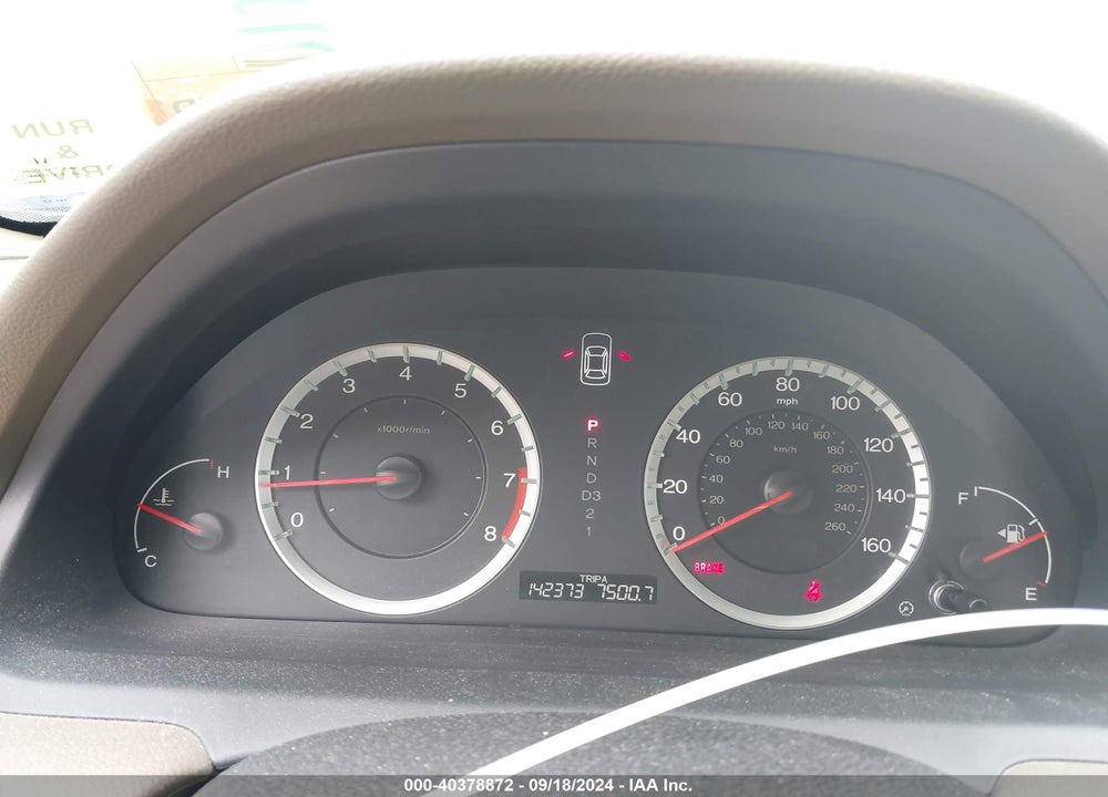 2009 HONDA ACCORD 2.4 LX VIN: 1HGCP26339A184199