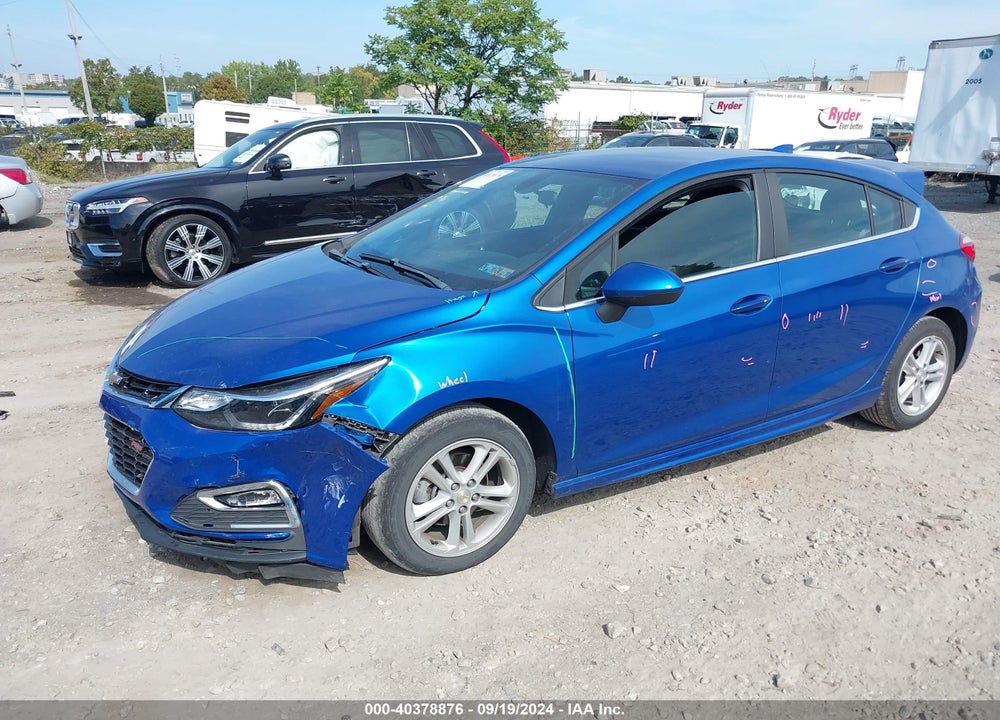 2017 CHEVROLET CRUZE LT AUTO VIN: 3G1BE6SM8HS513376