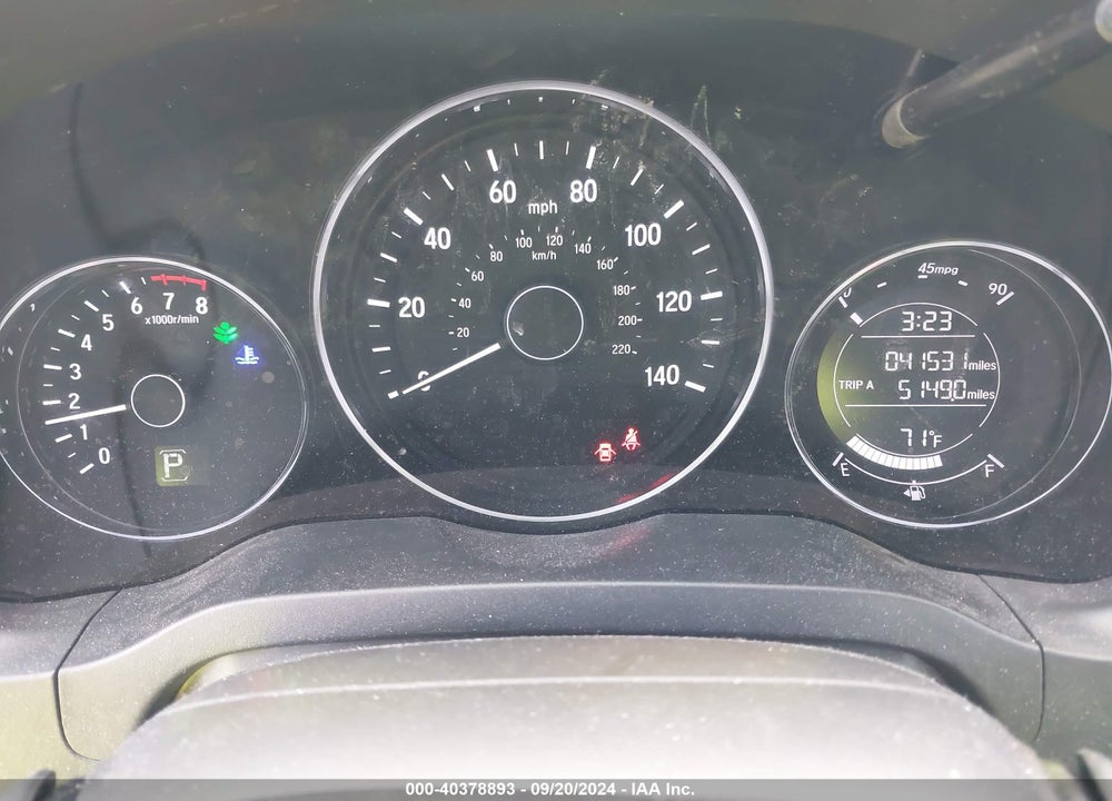 2019 HONDA HR-V SPORT VIN: 3CZRU6H19KG708364