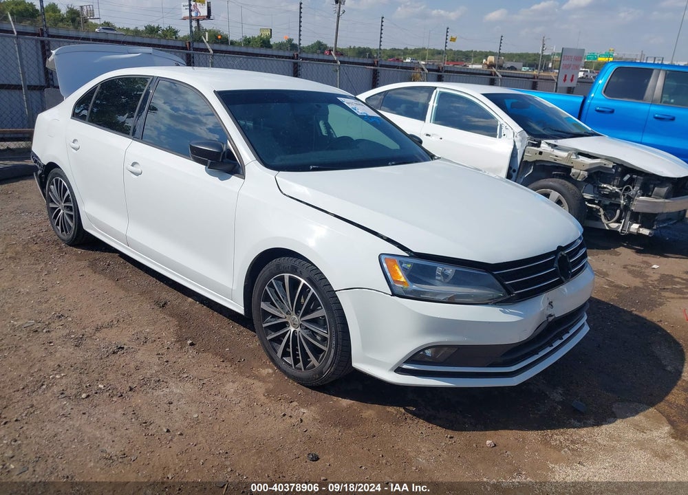 2016 VOLKSWAGEN JETTA 1.8T SPORT VIN: 3VWD17AJ6GM393070