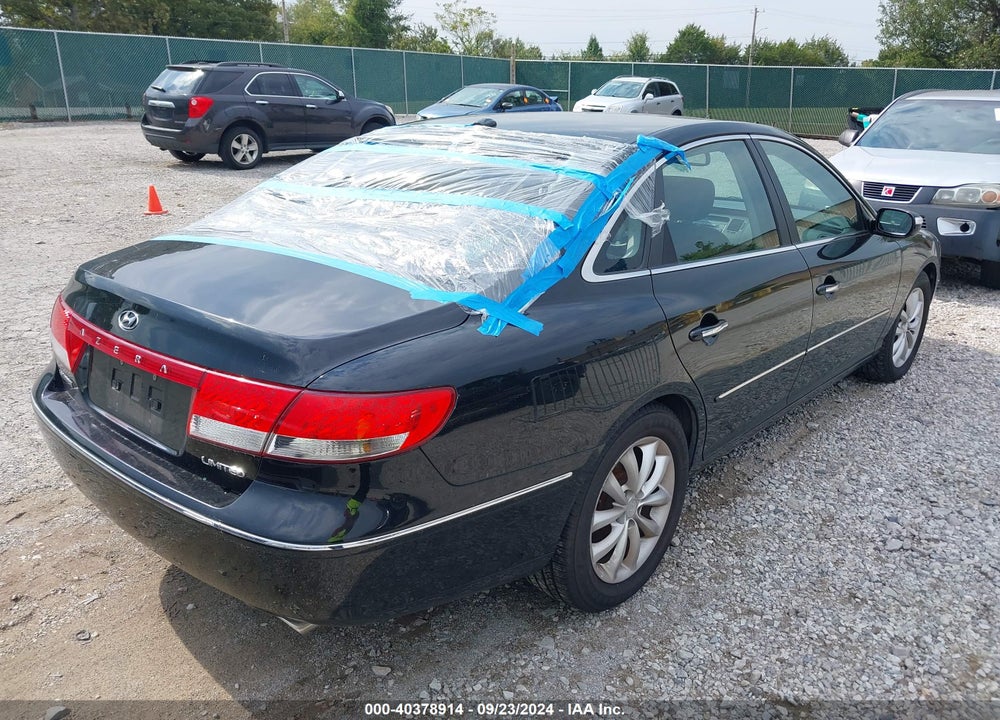 2008 HYUNDAI AZERA LIMITED VIN: KMHFC46F28A263239