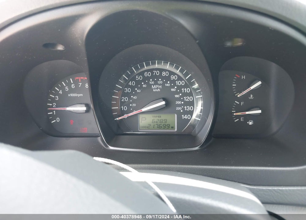 2009 KIA SPECTRA EX VIN: KNAFE221195653186