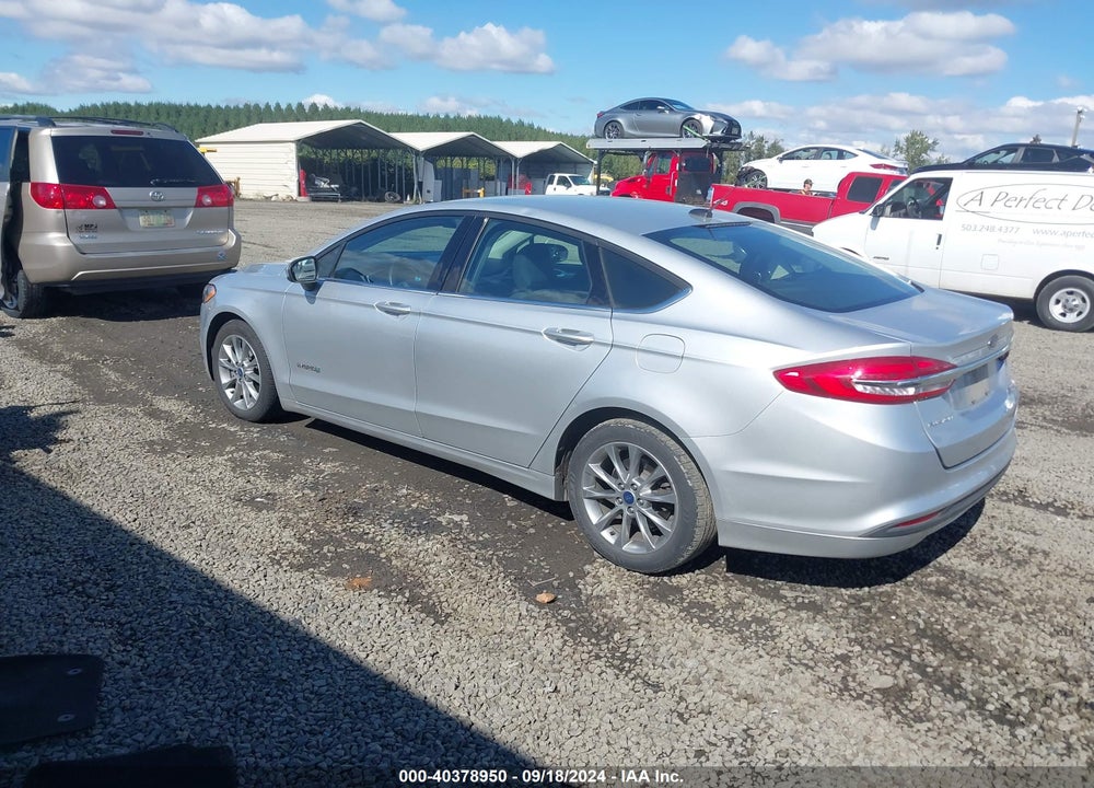 2017 FORD FUSION HYBRID VIN: 3FA6P0LU9HR323808