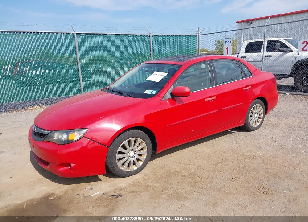 2009 SUBARU IMPREZA 2.5I VIN: JF1GE60609H509727