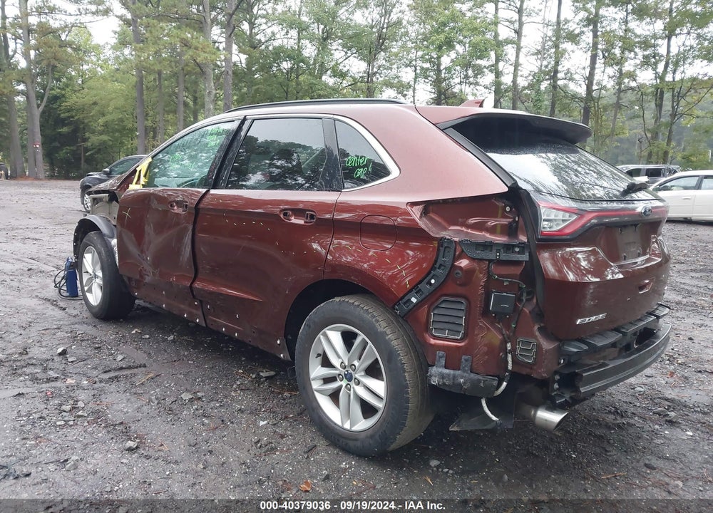 2015 FORD EDGE SEL VIN: 2FMTK4J93FBC05083