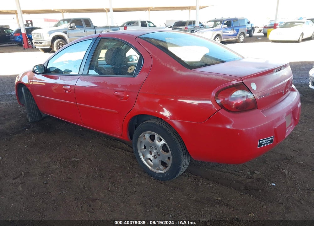 2003 DODGE NEON SXT VIN: 1B3ES56C73D214013
