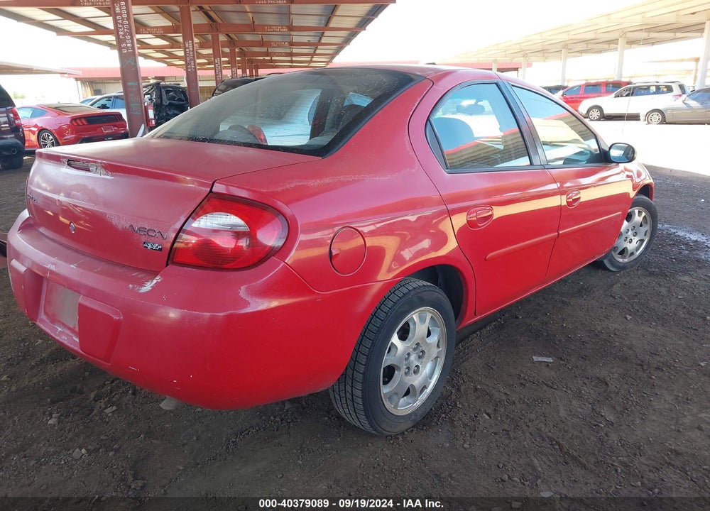 2003 DODGE NEON SXT VIN: 1B3ES56C73D214013