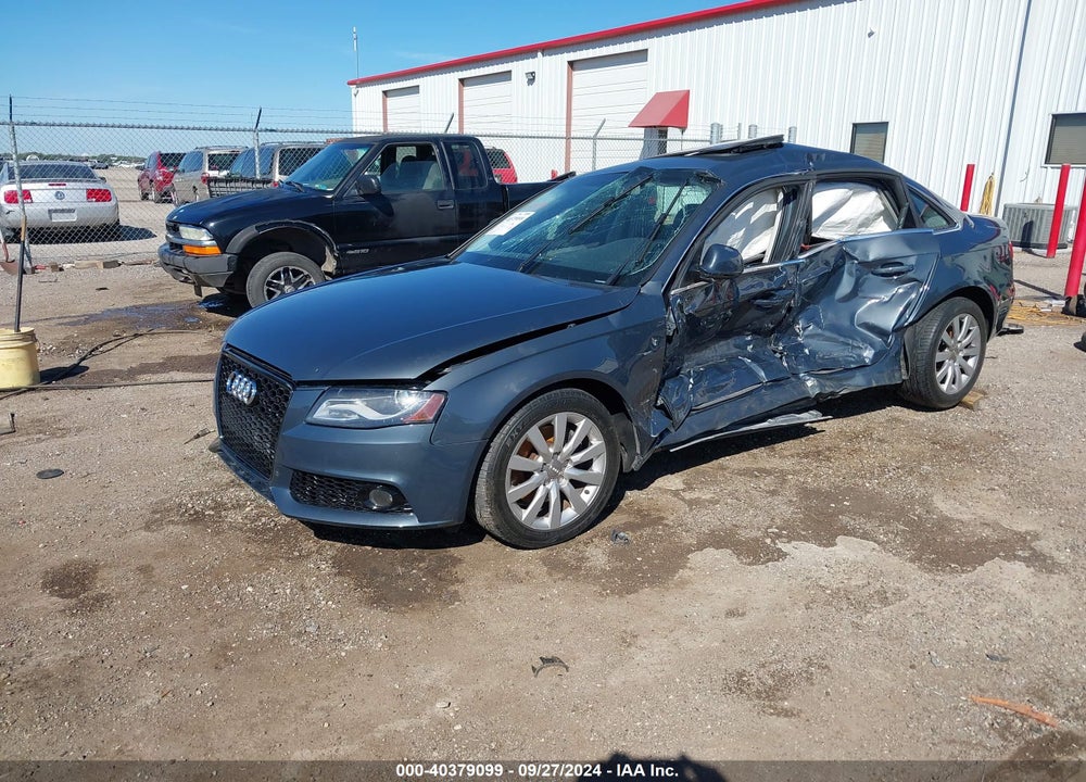 2009 AUDI A4 2.0T PREMIUM VIN: WAUSF78K09A097517