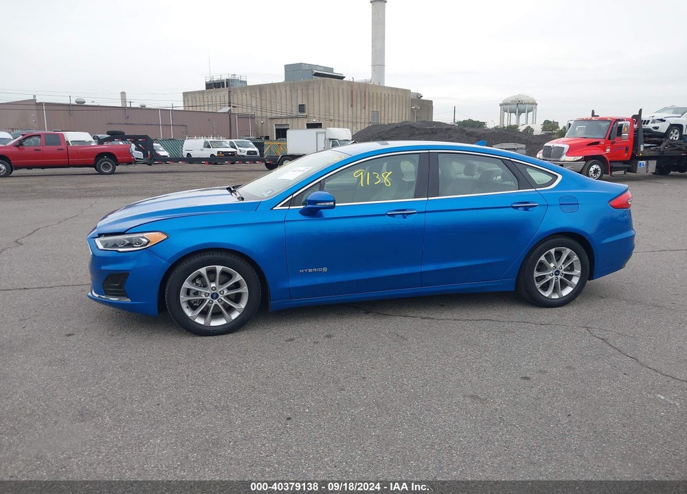 2019 FORD FUSION HYBRID SEL VIN: 3FA6P0MU9KR255872