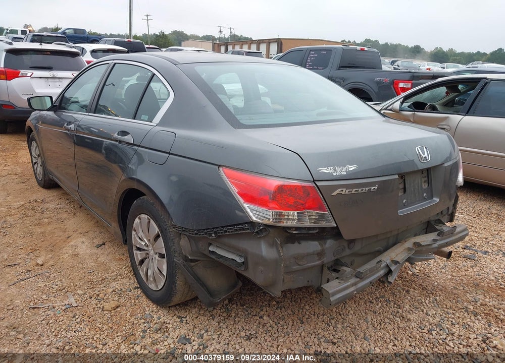 2009 HONDA ACCORD 2.4 LX VIN: 1HGCP26309A036012