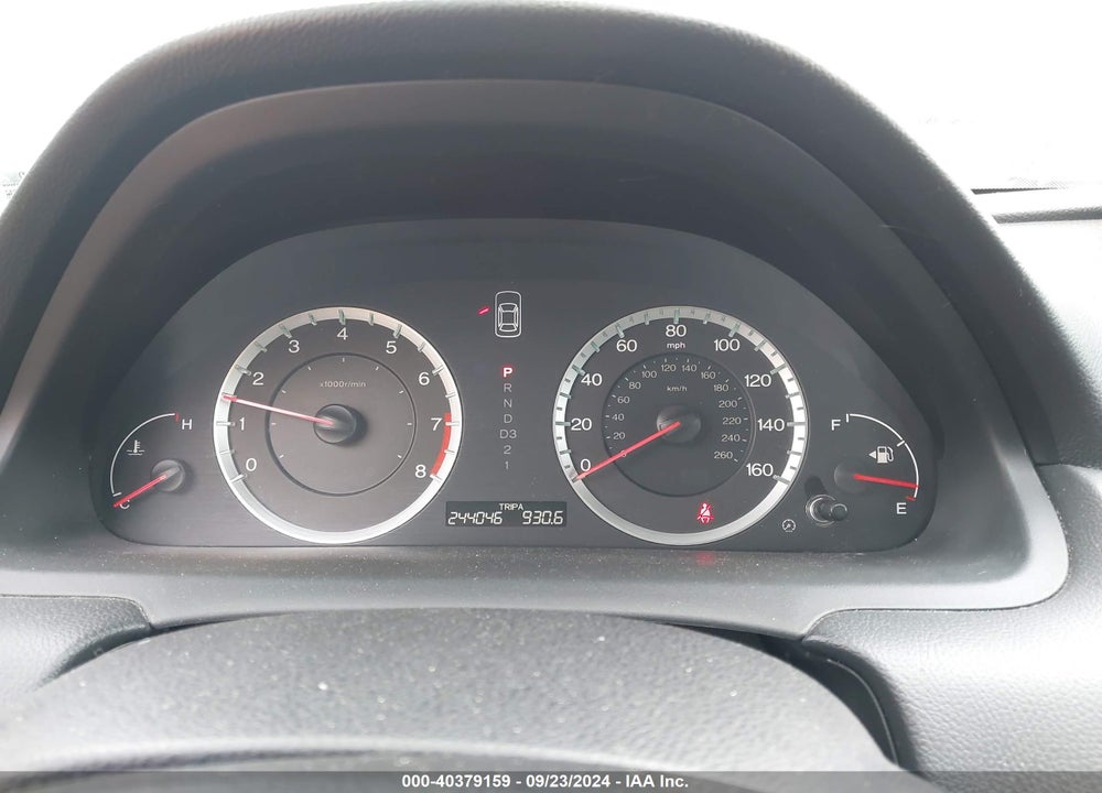 2009 HONDA ACCORD 2.4 LX VIN: 1HGCP26309A036012