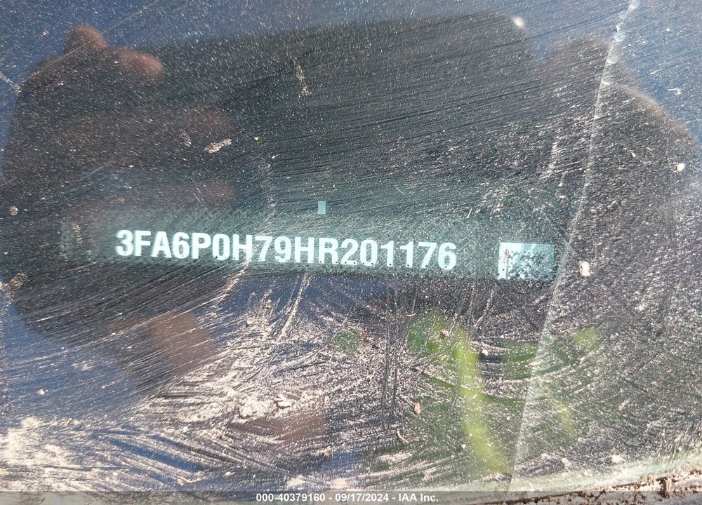 2017 FORD FUSION SE VIN: 3FA6P0H79HR201176