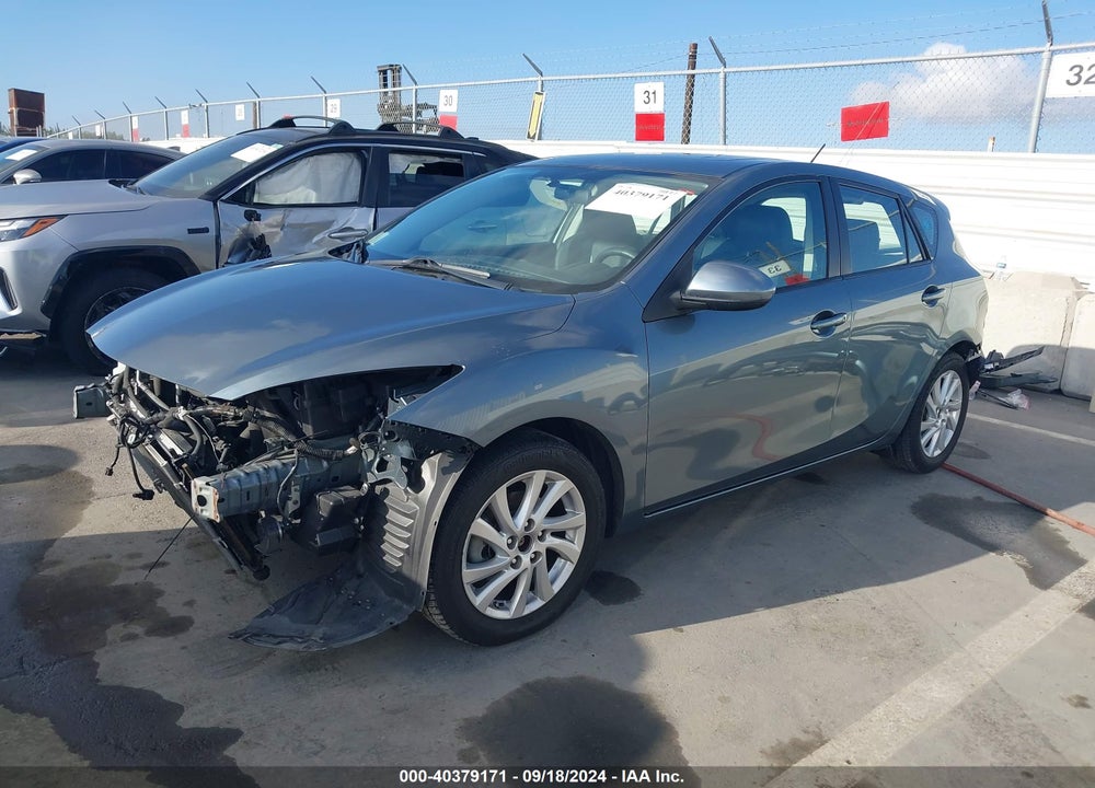 2012 MAZDA 3 I GRAND TOURING VIN: JM1BL1M87C1681407