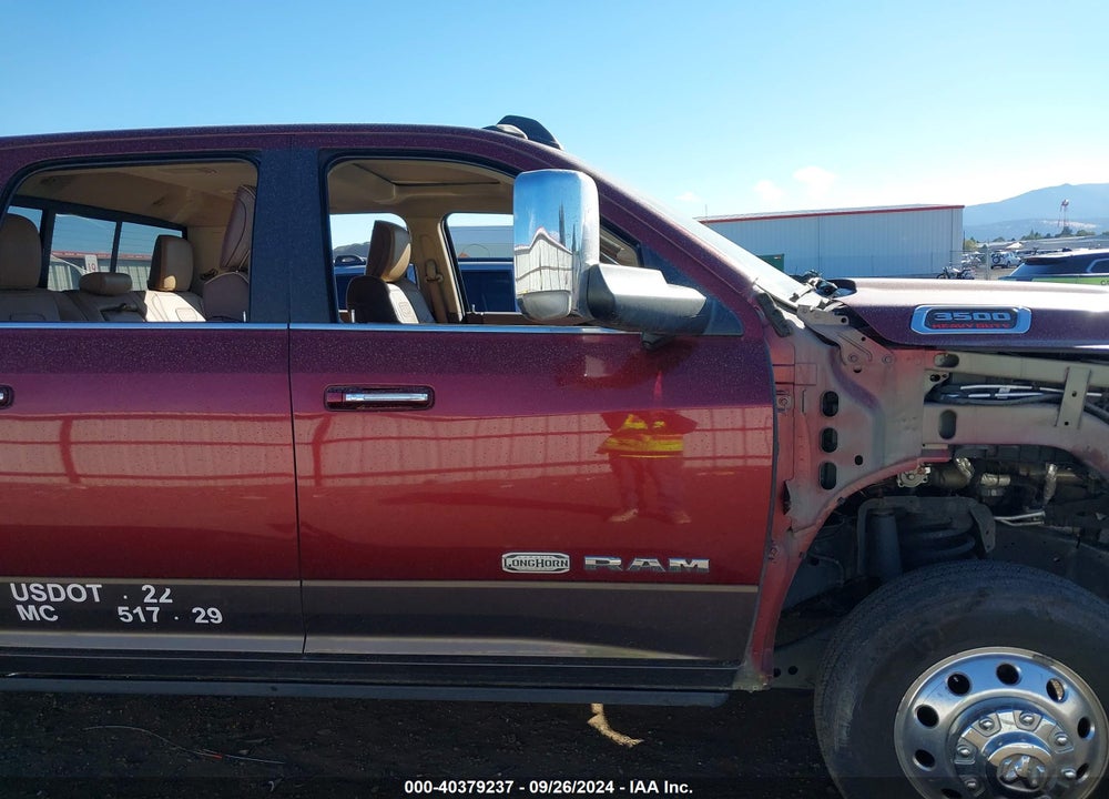 2019 RAM 3500 LONGHORN  4X4 8' BOX VIN: 3C63RRKL6KG675095