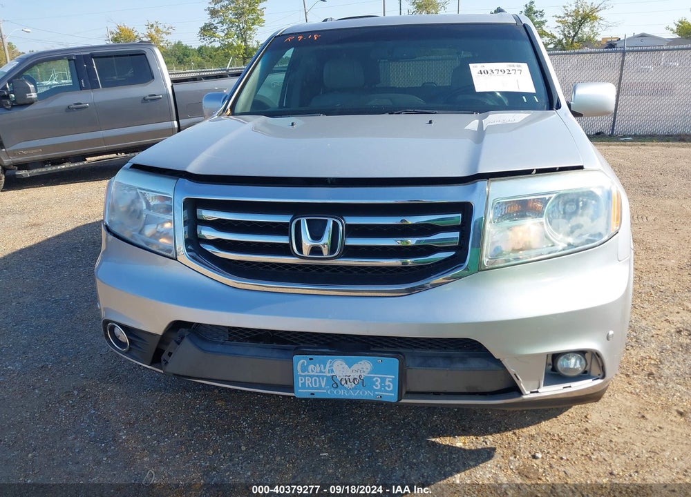 2014 HONDA PILOT TOURING VIN: 5FNYF4H98EB053453