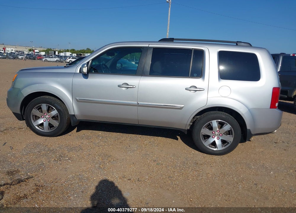 2014 HONDA PILOT TOURING VIN: 5FNYF4H98EB053453