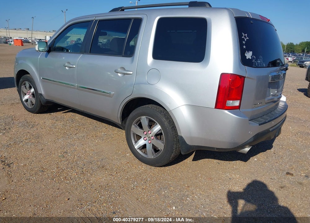 2014 HONDA PILOT TOURING VIN: 5FNYF4H98EB053453