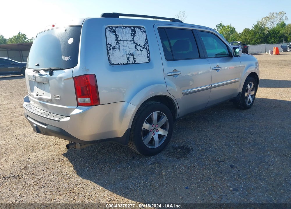 2014 HONDA PILOT TOURING VIN: 5FNYF4H98EB053453