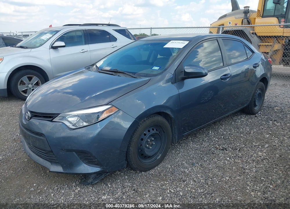 2014 TOYOTA COROLLA LE VIN: 5YFBURHE3EP147993