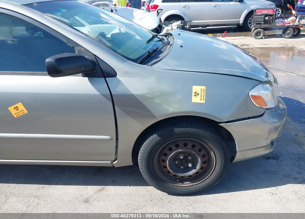 2004 TOYOTA COROLLA LE VIN: 2T1BR32E24C312132