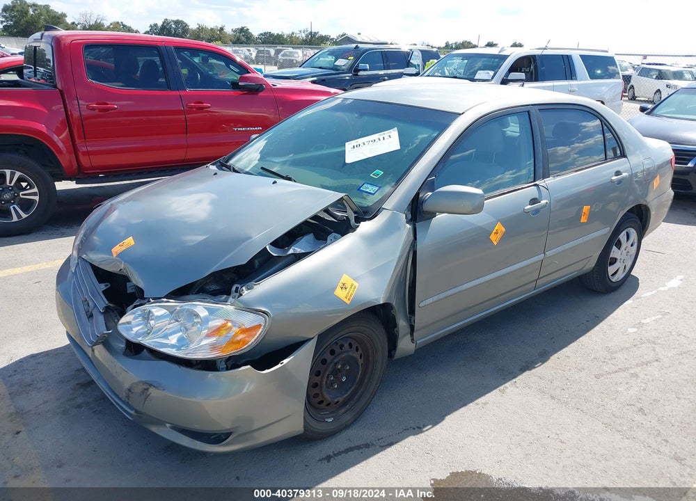 2004 TOYOTA COROLLA LE VIN: 2T1BR32E24C312132
