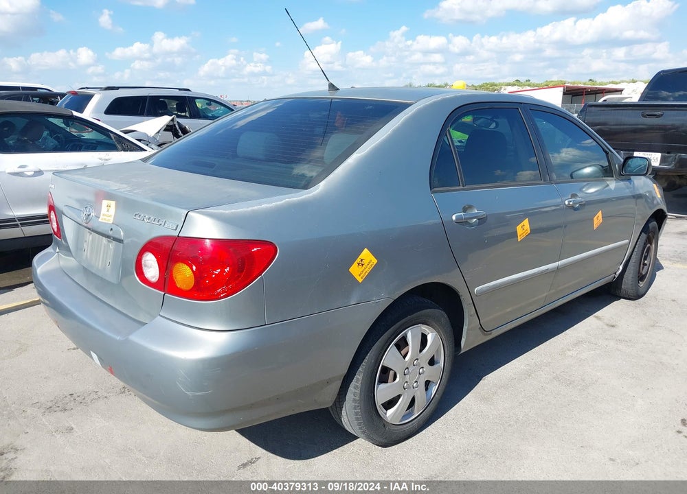 2004 TOYOTA COROLLA LE VIN: 2T1BR32E24C312132