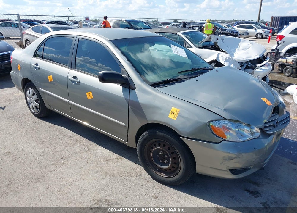 2004 TOYOTA COROLLA LE VIN: 2T1BR32E24C312132