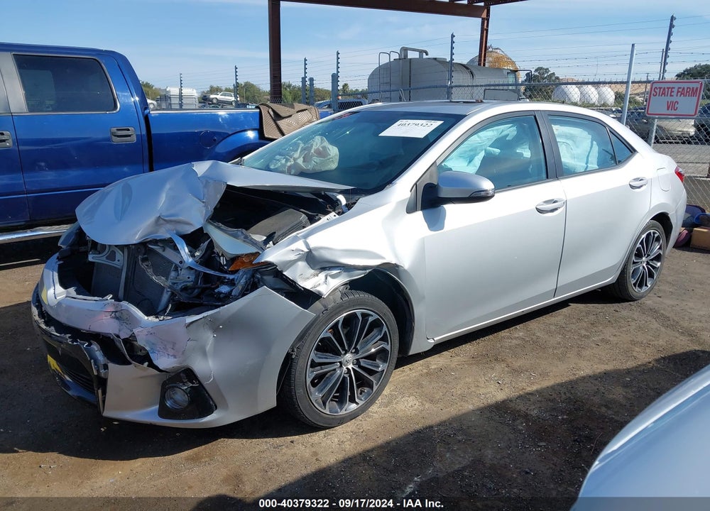 2016 TOYOTA COROLLA S PREMIUM VIN: 5YFBURHE9GP402021