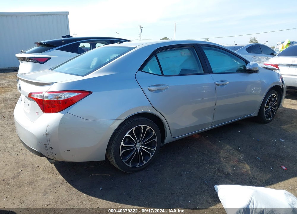 2016 TOYOTA COROLLA S PREMIUM VIN: 5YFBURHE9GP402021