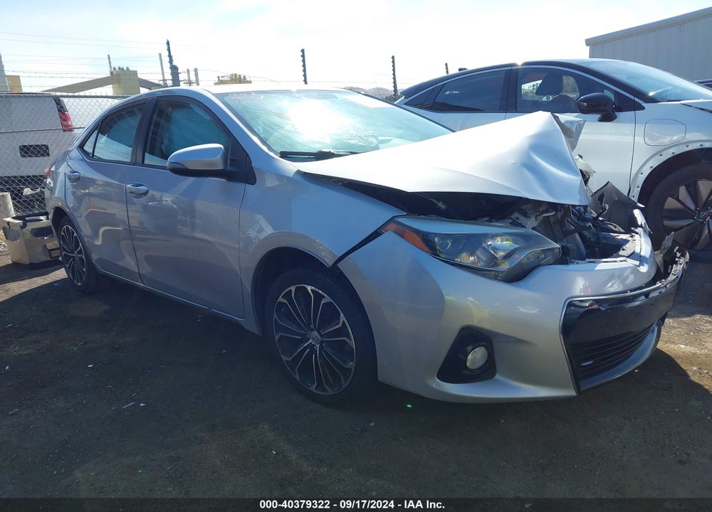 2016 TOYOTA COROLLA S PREMIUM VIN: 5YFBURHE9GP402021