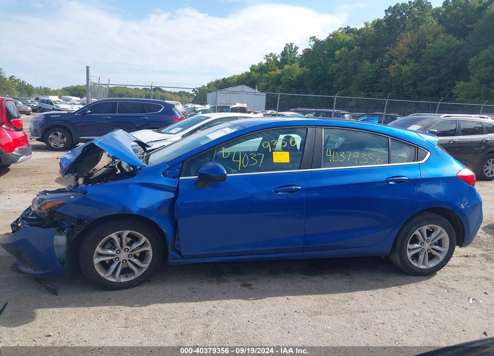 2019 CHEVROLET CRUZE LT VIN: 3G1BE6SM4KS568298