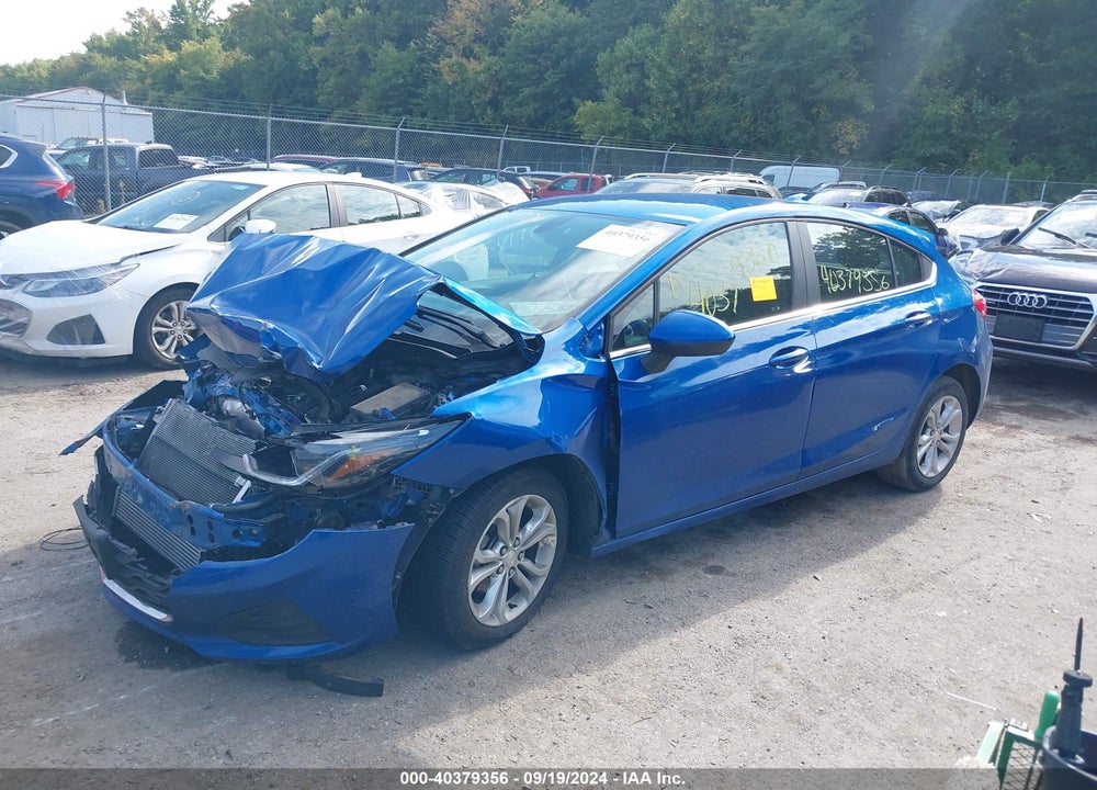 2019 CHEVROLET CRUZE LT VIN: 3G1BE6SM4KS568298